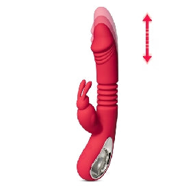 12 speed warming thruster wand vibrator with rabbit sold at Vixen's Lair adult toy and novelty store in Nassau, Bahamas.