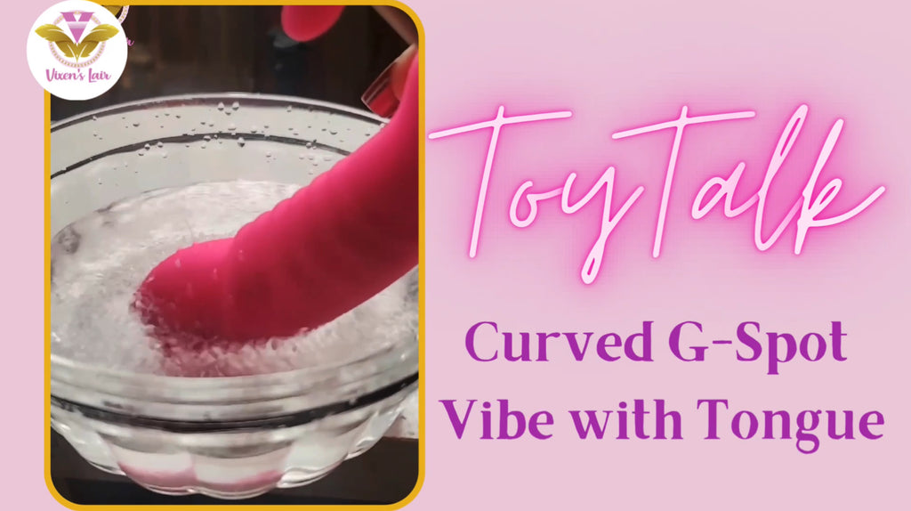 Curved G-Spot Vibe with Tongue