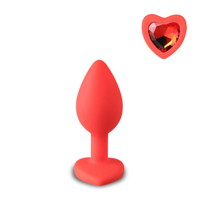 Silicone Heart Anal Plug Vixen's Lair Silicone Heart Anal Plug Vixen's Lair