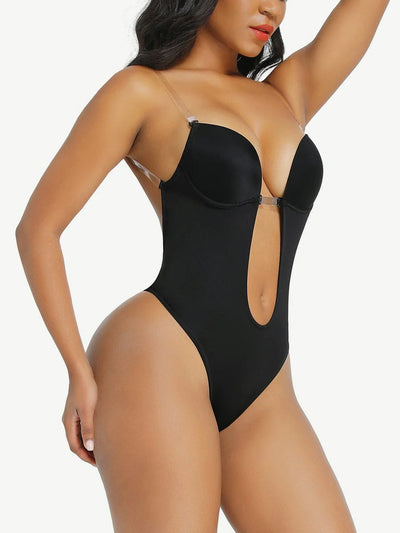 Backless Deep V Bodysuit