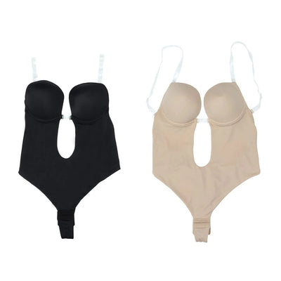 Backless Deep V Bodysuit