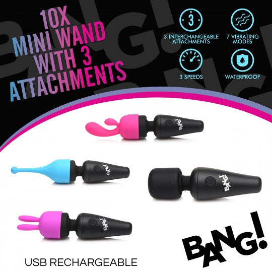 Bang! Mini Wand with Attachments