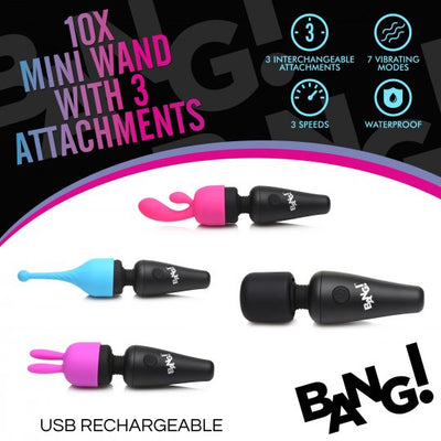 Bang! Mini Wand with Attachments