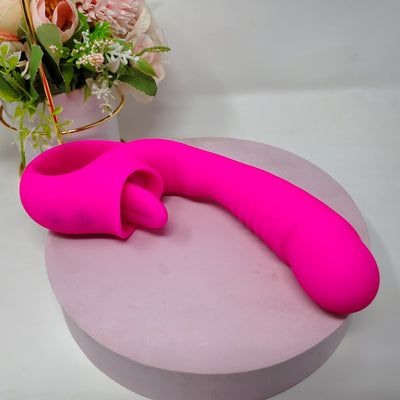 Curved G-Spot Vibe with Tongue