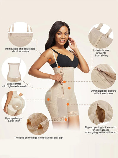 Side Zipped Body Shaper